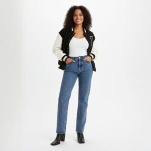 Levi’s 501 High Rise Straight Jeans Size 25 Medium Wash